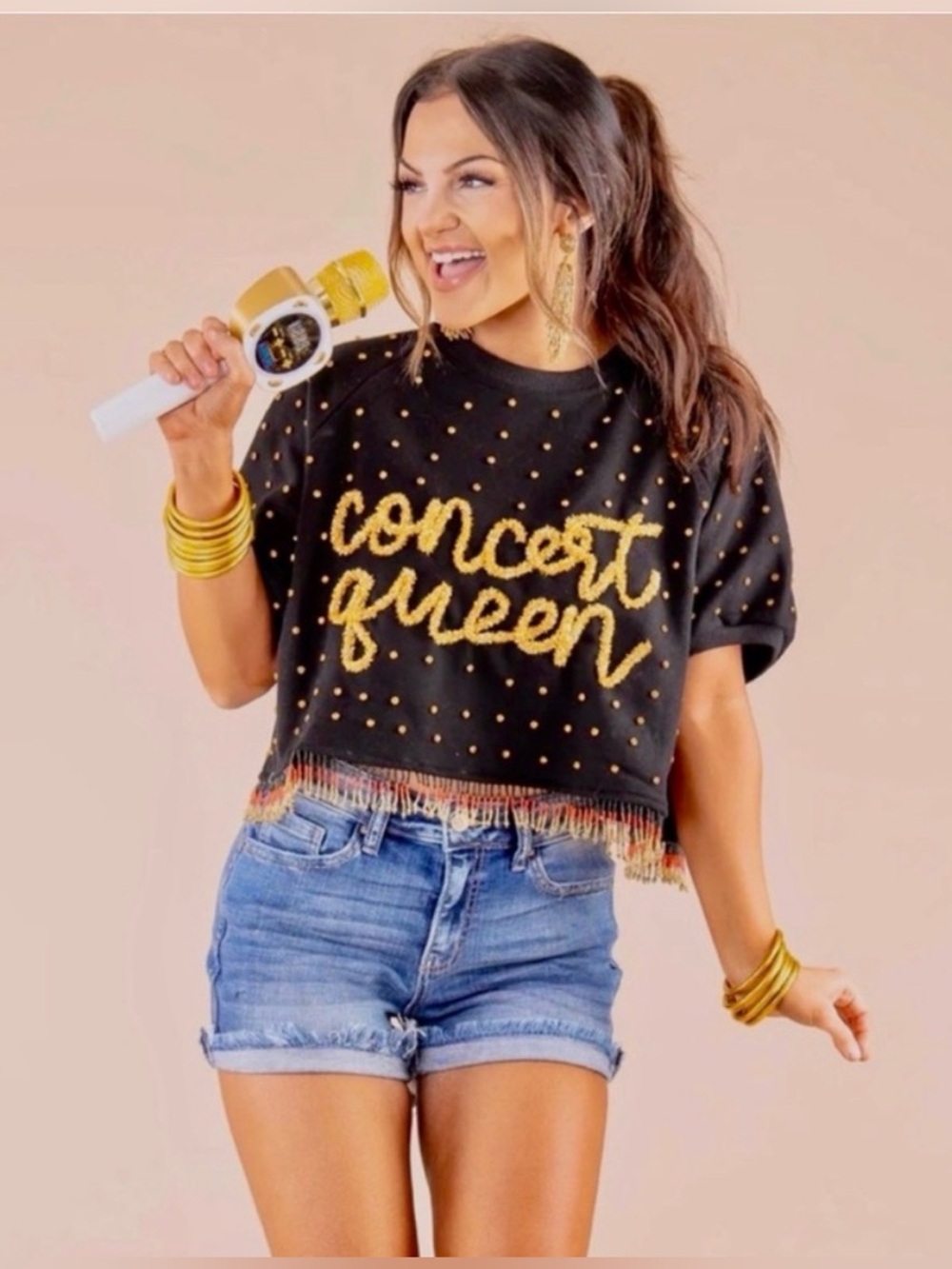 QUEEN OF SPARKLES Concert Queen Top Size XL!